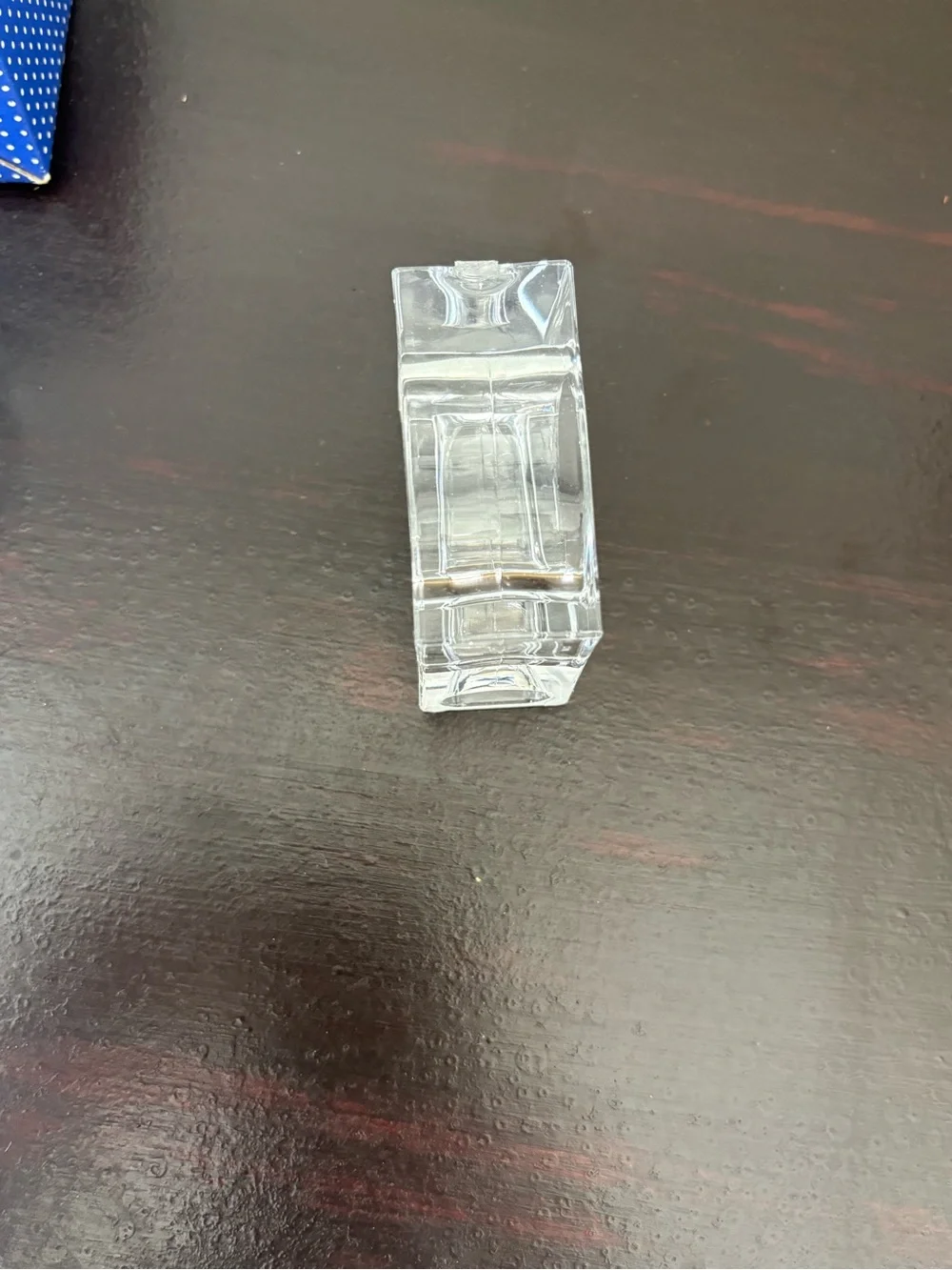 /vintage 2 sets of four Lillian Vernon clear lucite acrylic napkin ring holders